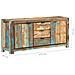Credenza 175x40x75 Cm In Legno Massello Di Recupero - Foto miniatura 7