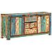 Credenza 175x40x75 Cm In Legno Massello Di Recupero - Foto miniatura 8