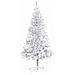 Set Albero Natale Artificiale LED e Palline Argento 150 cm PET - Foto miniatura 4