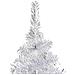 Set Albero Natale Artificiale LED e Palline Argento 150 cm PET - Foto miniatura 10
