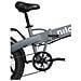 Bicicletta Elettrica J4 Plus Ruote 20" 36 Volt Motore 250 Watt Colore Grigio - Foto miniatura 3