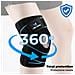Tutore Ginocchio Con Stabilizzatori Laterali, Ginocchiera Rotulea Regolabile, Supporto Menisco Legamenti Crociati, Tutore Ortopedico Traspirante Professionale Per Uomo E Donna - Foto miniatura 3