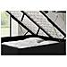 Kennington Struttura Letto Nera Con Contenitore Integrato140x190 Cm - Foto miniatura 2