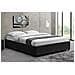 Kennington Struttura Letto Nera Con Contenitore Integrato140x190 Cm - Foto miniatura 1