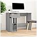 Scrivania Grigio Sonoma 100x50x75 Cm In Legno Multistrato - Foto miniatura 5