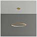 Sollux Lighting Lampadario Rio 55 Golden Led 3000k Th. 216 - Moderno Lampadario D'oro 150x55x55 Cm - Foto miniatura 2