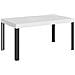 Tavolo Allungabile 90x160/264 Cm Linea Telaio Antracite - Bianco Frassino - Foto miniatura 1