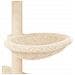 Albero Per Gatti Con Tiragraffi In Sisal Crema 117 Cm - Foto miniatura 7
