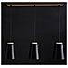 Lampada A Sospensione Bolero - Nero - Acciaio Verniciato A Polvere, Legno - 66x100x14 Cm - Foto miniatura 7