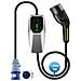 Caricabatterie Per Veicoli Elettrici, Ev Charger Cavo Ricarica Auto Elettrica Tipo 2,con Spina Blu Cee (tipo 2 | 5m, 7,2kw | 32a) - Foto miniatura 1