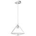 Lampadario Da Soffitto A Sospensione Triangolo 3d Portalampada E27 - Foto miniatura 2