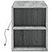 Mobile TV a Parete con Luci LED Grigio Sonoma 135x31x39,5 cm - Foto miniatura 5