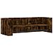 Mensola A Muro Rovere Fumo 100x35x30,5 Cm Legno Multistrato - Foto miniatura 2