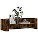 Mensola A Muro Rovere Fumo 100x35x30,5 Cm Legno Multistrato - Foto miniatura 3