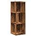 Mobile Angolare Legno Antico 33x33x100 Cm Legno Multistrato - Foto miniatura 2
