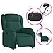 Poltrona Elettrica Reclinabile Verde Scuro in Tessuto - Foto miniatura 6