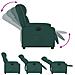 Poltrona Elettrica Reclinabile Verde Scuro in Tessuto - Foto miniatura 7