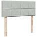 Giroletto a Molle con Materasso Grigio Chiaro 120x200cm Velluto - Foto miniatura 8
