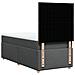 Giroletto a Molle con Materasso Grigio Scuro 90x200 cm Tessuto - Foto miniatura 8