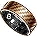 Anello Intelligente Impermeabile Ip68+5atm: Monitoraggio Salute E Notifiche Gold 12 - Foto miniatura 4