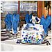 Scatole Regalo Con Farfalle Blu E Fiori 16x9x9 Cm 12 Pezzi - Foto miniatura 2