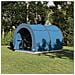 Tenda porta biciclette con tetto Blu 256 x 222 x 182 cm - Foto miniatura 2