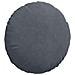 Cuscini per Seduta 2 pcs Grigio scuro Ø 40 x 13 cm Velluto - Foto miniatura 5