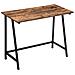 SCRIVANIA PER COMPUTER Valora in stile rustico con struttura in metallo per ufficio domestico - Foto miniatura 1