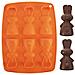 Stampo in silicone a forma di coniglio per biscotti pralinati Stampo da forno a forma di coniglio - Foto miniatura 1