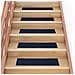 Tappetini per scale autoadesivi 30 pz 76x20 cm blu navy rettangolari - Foto miniatura 2