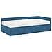 Struttura Letto Angolare con Materasso Altro 2 pcs Blu Velluto - Foto miniatura 4