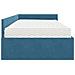 Struttura Letto Angolare con Materasso Altro 2 pcs Blu Velluto - Foto miniatura 8