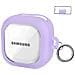 Custodia Protettiva Compatibile Con Samsung Buds4/4 Pro Con Penna Di Pulizia, Supporto Trasparente E Chiusura Di Sicurezza Purple - Foto miniatura 2