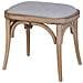 Sgabello In Legno Imbottito 55x37x47h Cm - Foto miniatura 4