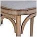 Sgabello In Legno Imbottito 55x37x47h Cm - Foto miniatura 6