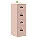 Armadio per File con cassetto 2 pcs Rosa 44 x 50 x 106.5 cm - Foto miniatura 3