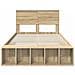 Struttura del letto con lo scaffale Rovere Sonoma 135 x 190 cm - Foto miniatura 7