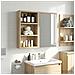 Armadio da bagno a muro Rovere Sonoma 30 x 10 x 50 cm - Foto miniatura 5