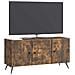 Mobile TV Rovere Fumo 99 x 34,5 x 50 cm Legno ingegnerizzato - Foto miniatura 2