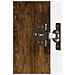 Mobile TV Rovere Fumo 99 x 34,5 x 50 cm Legno ingegnerizzato - Foto miniatura 7