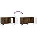 Mobile TV Rovere Fumo 99 x 34,5 x 50 cm Legno ingegnerizzato - Foto miniatura 9