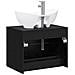 Set di mobili per il bagno Rovere Nero Legno ingegnerizzato - Foto miniatura 5