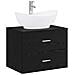 Set di mobili per il bagno Rovere Nero Legno ingegnerizzato - Foto miniatura 1