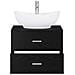 Set di mobili per il bagno Rovere Nero Legno ingegnerizzato - Foto miniatura 10