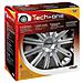 Copricerchi Auto Universali 14 Pollici Nero Tech-one Silver 31511 - Foto miniatura 5
