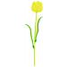Tulipano In Cristallo Giallo 61 Centimetri 12x - Foto miniatura 1