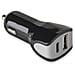 Caricabatterie per Auto Universale 2 Porte USB Tipo-C Colore Nero - Foto miniatura 1