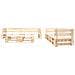 Set Divani Da Giardino Pallet 6pz Con Cuscini Grigi Legno Fsc - Foto miniatura 4