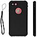 Cover Iphone Se 2020 / 8 / 7 Waterproof 2m E Antiurto Protezione Integrale Nero - Foto miniatura 1