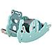 3-in-1 Cavallo A Dondolo Scivolo Per Bambini 3-5 Anni Canestro Verde - Foto miniatura 1